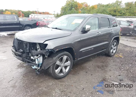 2015 Jeep Grand Cherokee Overland из США, поврежденный, VIN 1C4RJFCT2FC787702